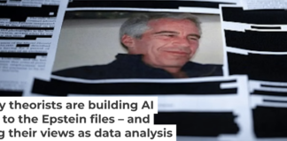 Redacted documents from the Jeffrey Epstein files can fuel conspiracy thinking. Brendan Smialowski via Getty Images